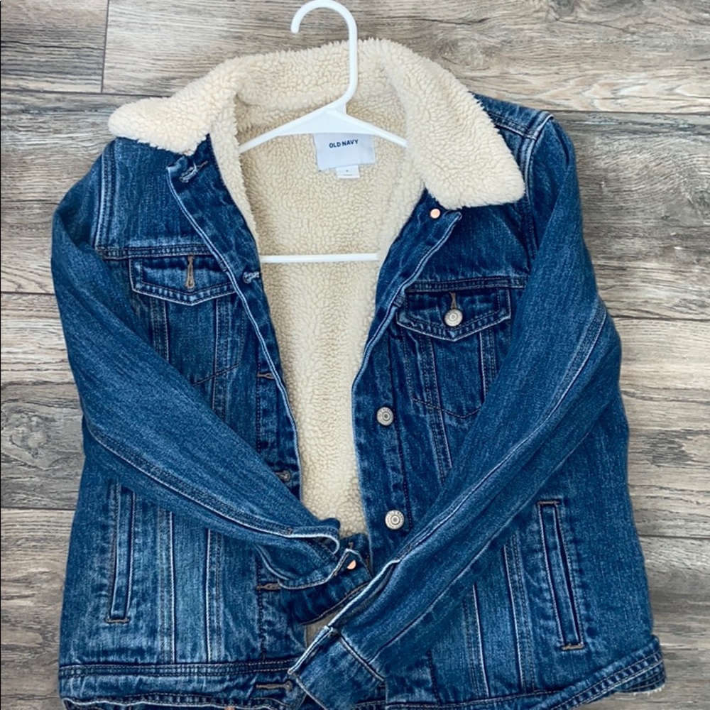 fleece jean jacket